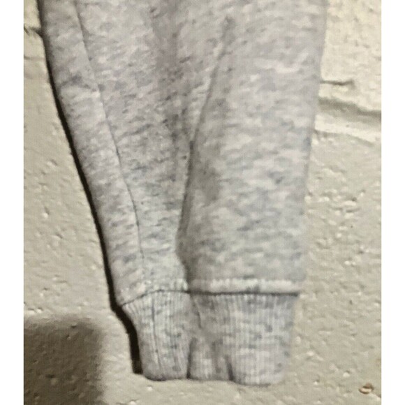 Ficcus Girls Grey Long Sleeve Sweatshirt w/ Bright Pink Stars | Size 10 - Picture 7 of 10